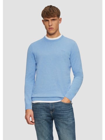 s.Oliver Strickpullover langarm in Blau