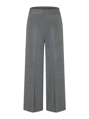 More & More verkürzte, weite Schlupfhose, Nadelstreifen in pin stripe melange