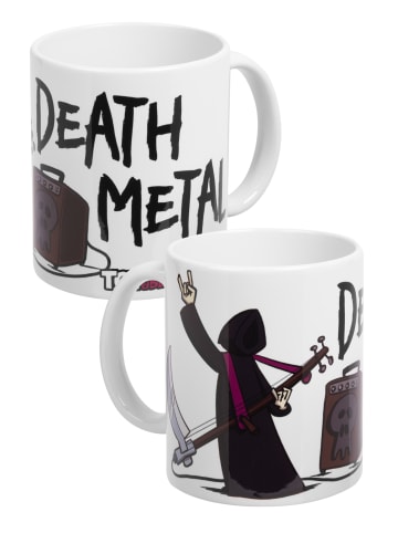 United Labels Tot aber lustig Tasse Death Metal Michael Holtschulte Keramik 320 ml in weiß
