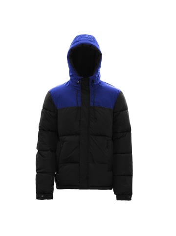 ALEKO Herren Wattierte Steppjacke in Schwarz Kobalt