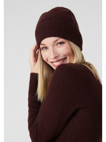 Style Republic Kaschmir Sports Beanie in chocolate