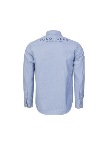 La Martina Langarmhemd MBC600 in hellblau