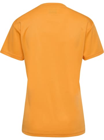 Hummel Hummel T-Shirt Hmlactive Multisport Damen Atmungsaktiv Feuchtigkeitsabsorbierenden in BLAZING ORANGE