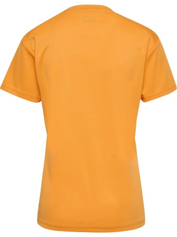 Hummel Hummel T-Shirt Hmlactive Multisport Damen Atmungsaktiv Schnelltrocknend in BLAZING ORANGE