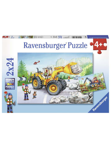 Ravensburger Bagger und Waldtraktor. Puzzle 2 x 24 Teile