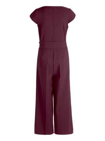 Betty Barclay Jumpsuit mit Eingrifftaschen in Maroon Banner