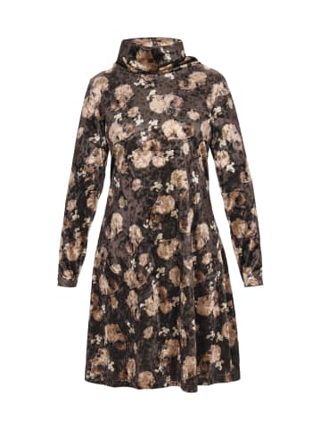 Usha Women Dress in brown multicolor