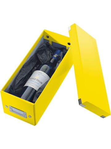 Leitz Ablagebox Click & Store Wow CD Graukarton gelb