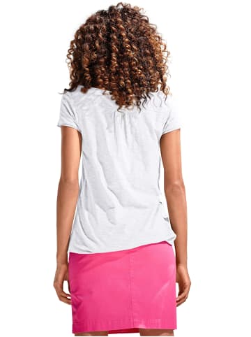 Heine Rundhals-Shirt in weiß