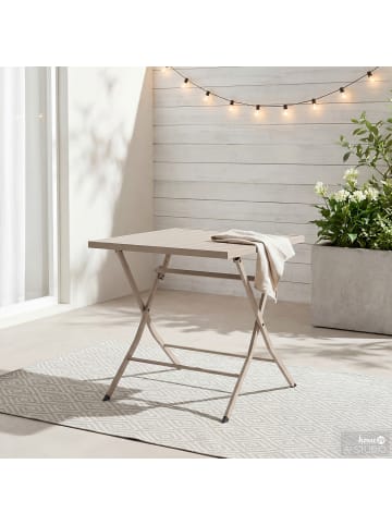 home24 Klapptisch Kovo in Taupe