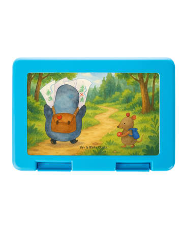 Mr. & Mrs. Panda Bentobox Pinguin & Maus Wanderer Design ohne Sp... in Weiß