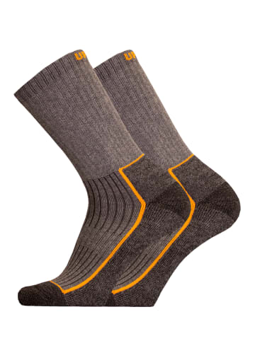 UphillSport Wander-Socken 'SAANA' 2er Pack in Grey