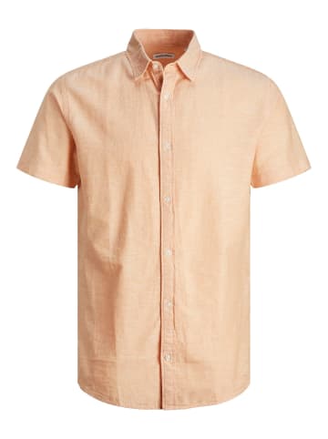 JACK & JONES PLUS Hemd in Apricot Ice