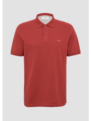 s.Oliver Polo-Shirt  in  3556_mohnrot