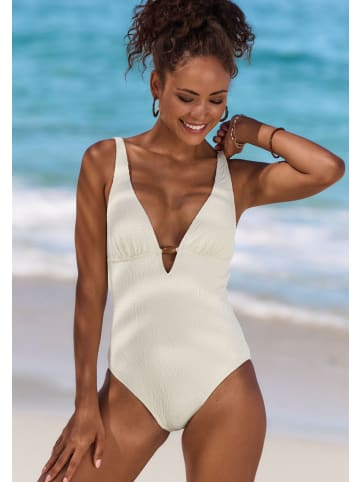 LASCANA Badeanzug in creme