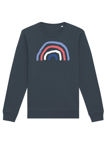 wat? Apparel Sweatshirt Regenbogen in India Ink Grey