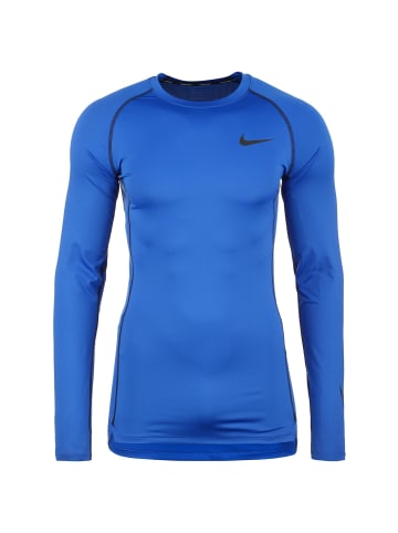 Nike Performance Longsleeve Pro Dri-FIT in blau / schwarz