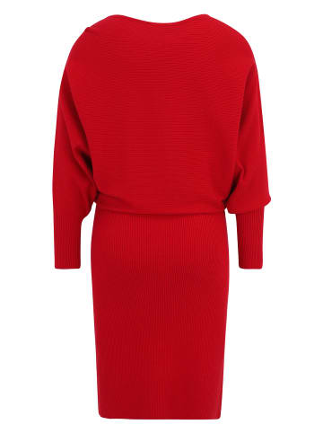 Zero  Strickkleid gerippt mit U-Boot Ausschnitt in Savvy Red