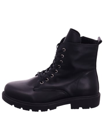 Esgano Damenschnürrstiefel warm flach Da. Stiefelette in  Schwarz