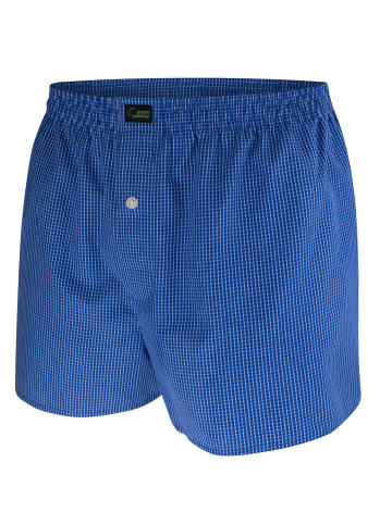 green panther Webboxershorts 6er Pack in Navy / Blau / Karo