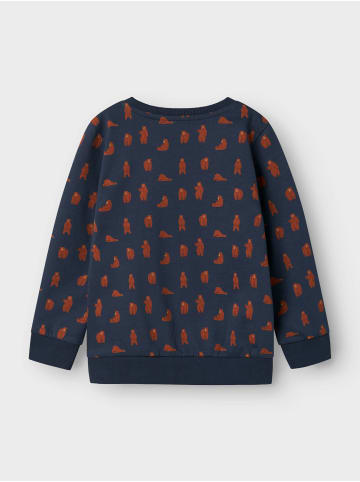 name it Sweatshirt NMMNENEAN LS SWE BRU in mood indigo