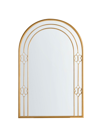 Beliani Wandspiegel MAUTRE in Gold - (W) 66 x (H) 98 x (L) 3 cm