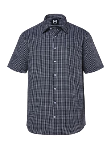 Men Plus Hemd in schwarz