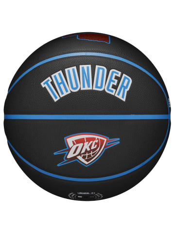 Wilson Wilson NBA Team City Collector Oklahoma City Thunder Ball in Schwarz