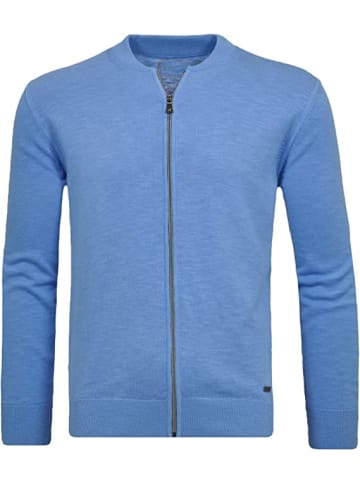 Ragman Strickjacke für Herren in hell-blau