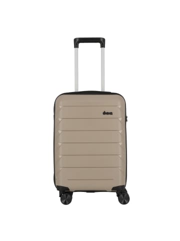 D&N Travel Line 4100 4 Rollen Kabinentrolley S 54 cm in taupe