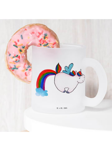 Mr. & Mrs. Panda Teetasse Einhorn Fliegendes Pferd ohne Spruch in Transparent