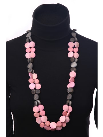 collezione alessandro Lange Kette " Mona " in rosa