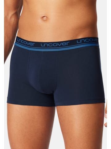 UNCOVER BY SCHIESSER Retro Short / Pant Cotton in Dunkelblau