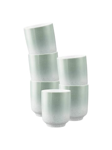 Seltmann Weiden 6er Set Kaffeebecher ohne Henkel Sento Home in 400 ml in Aura mint
