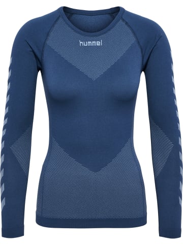 Hummel Hummel T-Shirt L/S Hummel First Multisport Damen in VINTAGE INDIGO