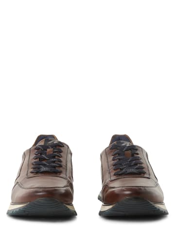 Bugatti Sneaker aus Leder in cognac - 0001
