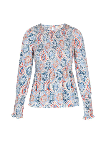 usha FESTIVAL Women Blouse in blue multicolor