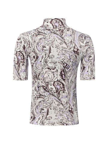 MARC CAIN COLLECTIONS T-Shirt in hellgrau schwarz - 0001
