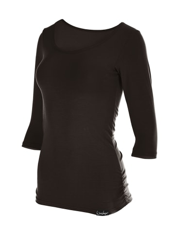 Winshape 3/4-Arm Shirt WS4 in schwarz