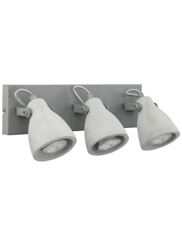 Beliani Deckenleuchten MISTAGO in Grau - (W) 36 x (H) 10 x (L) 15 cm