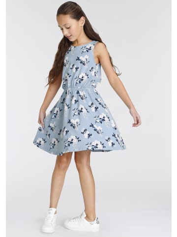Kidsworld Jerseykleid in hellblau geblümt