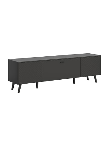 ebuy24 Sideboard Linea Grau 185 x 40 cm