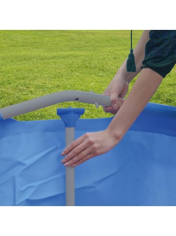 Happy People Happy People Stahlrahmenpool 258x179x66cm in blau