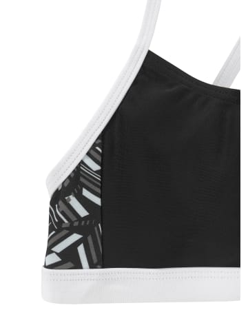 Bench Bustier-Bikini in schwarz-weiß