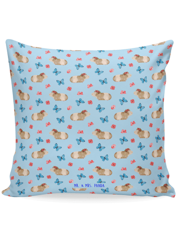 Mr. & Mrs. Panda kissen bedruckt Meerschweinchen Weisheit ohne S... in Blau