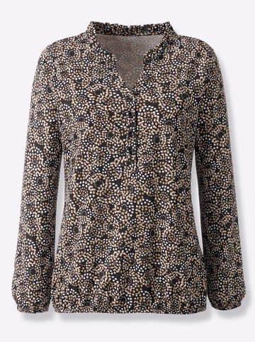 WITT WEIDEN Print-Shirt in schwarz-bedruckt