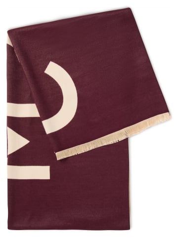 comma Schal in aubergine beige - 0003