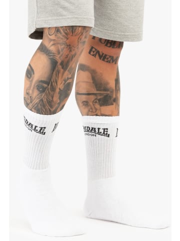 Lonsdale Socke "Gilbert Unisex Sportsocken 6Er-Pack" in Weiß
