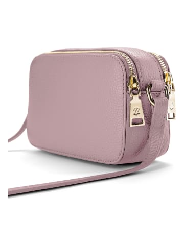 Lazarotti Bologna Leather Umhängetasche Camera-Bag Leder Double-Zip 18 cm rose