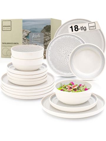 Sänger Tafelservice Kreta - 18 teilig aus Steingut